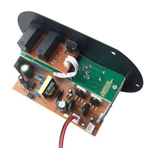 Dual Mic Inputs Audio Bluetooth HIFI Amplifier Board Mono Subwoofer FM Sound Mixer DIY Karaoke Mixer For 36inch BSpeaker