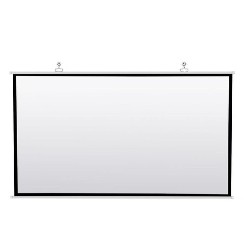 Projector Screen for Home Theater White Foldable