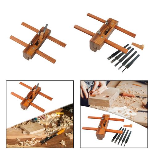 Wood Planer  Carpenter Slotted Edge With 1 Blade