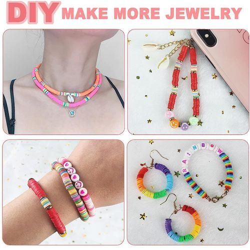 4170 Pieces Bead Accessories Kit DIY Polymer Clay Beads Set
