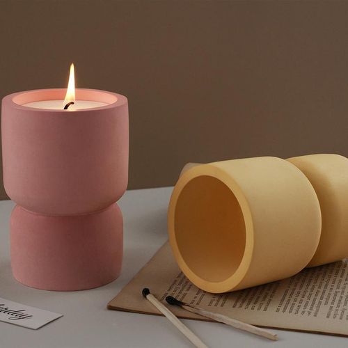 Aromatherapy Burner Silicone Mold Diy Resin Mold Cement Gypsum Storage Box Mould Candle Jar Aromatherapy Storage Home Decoration