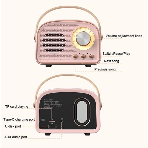 DW21 Vintage Radio BT Speaker