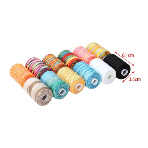12 Pieces Sewing Thread Set Polyester Thread Spools For