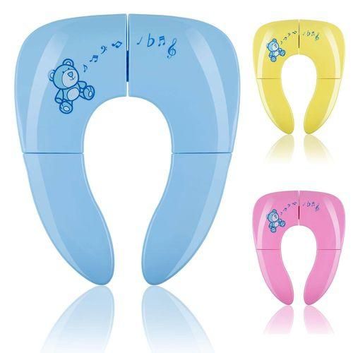WC Sitz Faltbar Sitzverkleinerer Kinder Toilettensitz Toilettentrainer Klobrille Blue blue