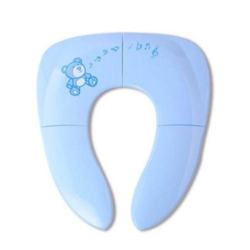 WC Sitz Faltbar Sitzverkleinerer Kinder Toilettensitz Toilettentrainer Klobrille Blue blue