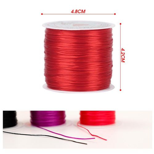 10m/roll Crystal Elastic Crystal Beading Cord 1mm Diameter Stretch Thread String Bracelet Wires For Jewelry Making Cords Line