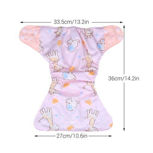 Baby Cloth Diapers Pack Of 6 Adjustable Washable Resuable