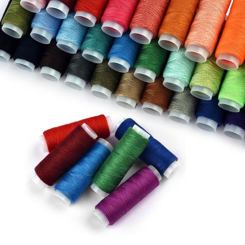 39 Colors Set Full Polyester Yarn Sewing Thread Roll Machine Hand Embroidery 150 Meter Each Spool Durable For Home Sewing Kit