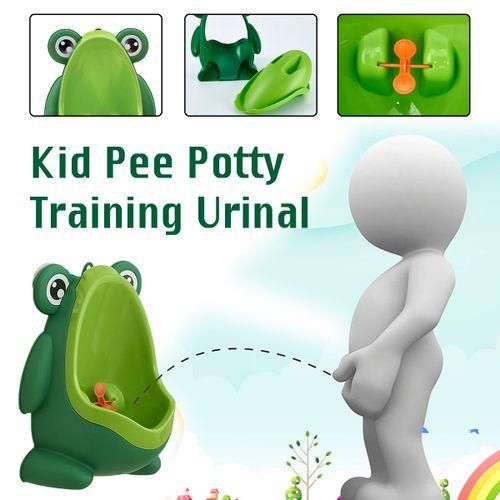 Frog Portable Pee Cute Potty Training Trainer Urinal Wallmounted For Boy Kid