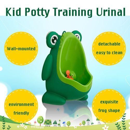 Frog Portable Pee Cute Potty Training Trainer Urinal Wallmounted For Boy Kid