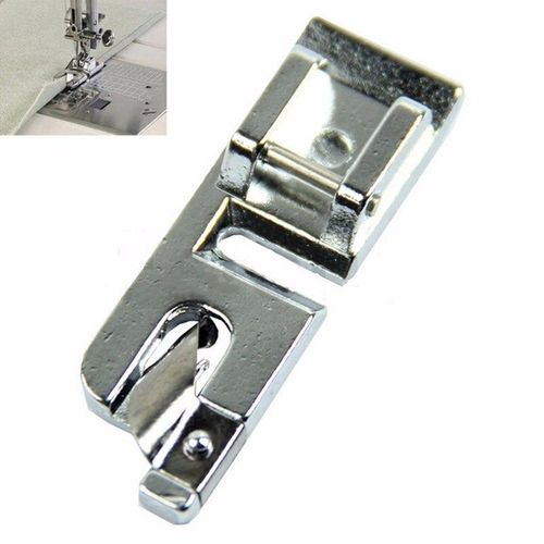 Rolled Hem Foot For Brother Janome Singer Silver Bernet Metal Foot Patchwork Hem Feet Sewing Machine Accessories Tools