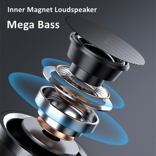 Portable Bluetooth Speaker With Super Mini Size, Loud Stereo And Creative 'Shake To Next Song' Function – BT 5.0 True Wireless Stereo Wireless Speaker