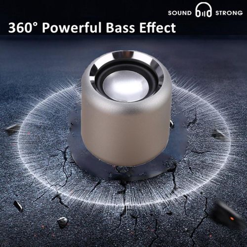 Portable Bluetooth Speaker With Super Mini Size, Loud Stereo And Creative 'Shake To Next Song' Function – BT 5.0 True Wireless Stereo Wireless Speaker