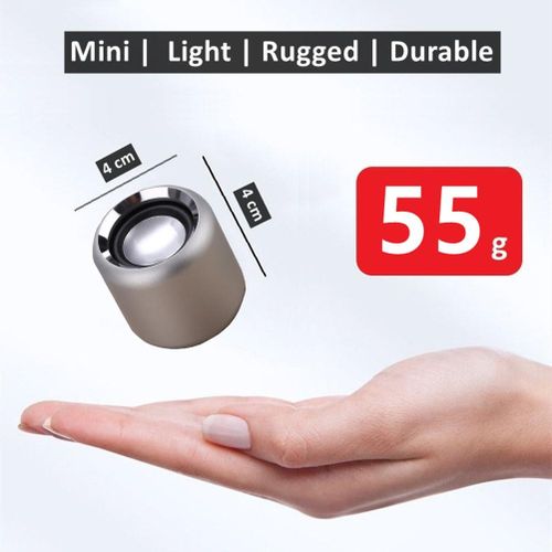 Portable Bluetooth Speaker With Super Mini Size, Loud Stereo And Creative 'Shake To Next Song' Function – BT 5.0 True Wireless Stereo Wireless Speaker