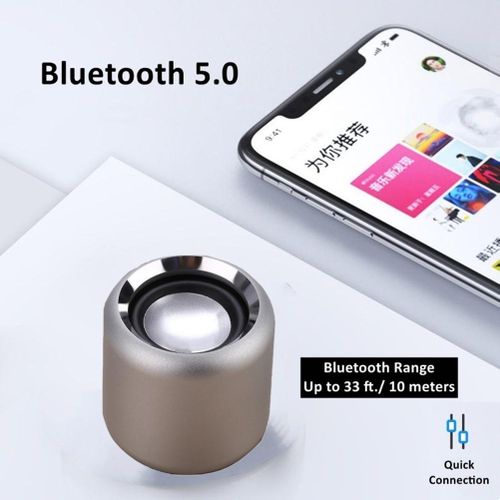 Portable Bluetooth Speaker With Super Mini Size, Loud Stereo And Creative 'Shake To Next Song' Function – BT 5.0 True Wireless Stereo Wireless Speaker