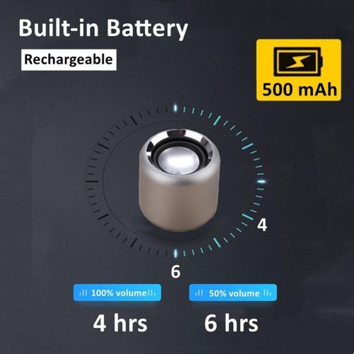 Portable Bluetooth Speaker With Super Mini Size, Loud Stereo And Creative 'Shake To Next Song' Function – BT 5.0 True Wireless Stereo Wireless Speaker