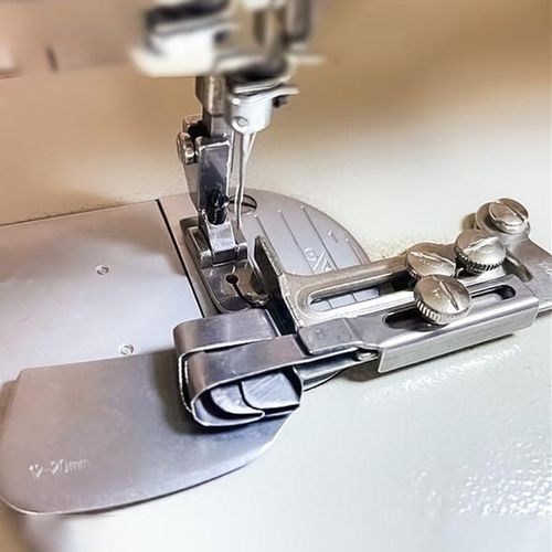 A11 Adjustable Hemming Roller Crimping Folder Binder Presser Foot For Domestic Of Flat Car Industrial Sewing Machine Accessories