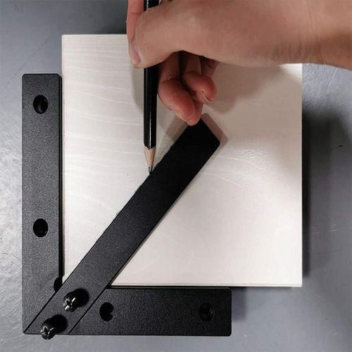 45&deg; 90&deg; Line Gauge  Right Angle Ruler Smooth