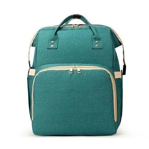 GREEN2 IN 1 Portable Mummy Bag Folding Cot Bed Crib
