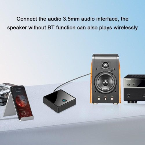 Fiber Optic BT 5.0 Wireless Audio Adapter 2-in-1 BT Receive Transmit AUX Plug And Plays Adapter BT Transmitters Receiver One Connects Two Audio Adapter NO5115