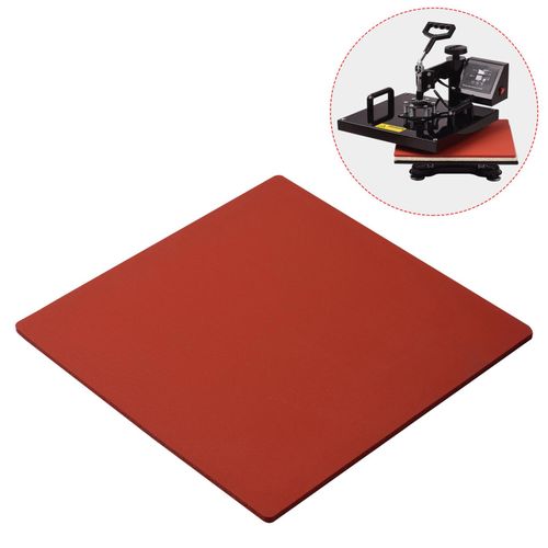 380*380*8mm Heat Pressing Mat Silicone Rubber Pad High Temperature Resistant Plate Compatible with Cricut Easy Press 2 for Heat Press Machine T-Shirts Heat Transfer Sublimation NO5119