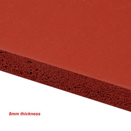 380*380*8mm Heat Pressing Mat Silicone Rubber Pad High Temperature Resistant Plate Compatible with Cricut Easy Press 2 for Heat Press Machine T-Shirts Heat Transfer Sublimation NO5119