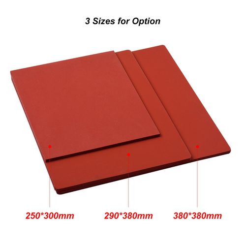 380*380*8mm Heat Pressing Mat Silicone Rubber Pad High Temperature Resistant Plate Compatible with Cricut Easy Press 2 for Heat Press Machine T-Shirts Heat Transfer Sublimation NO5119