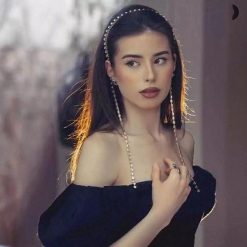 Able Long Tassel Headband Rhinestone Jewelry Suitable For Female Brides Crystal Headdress With Total Length Of 40cm