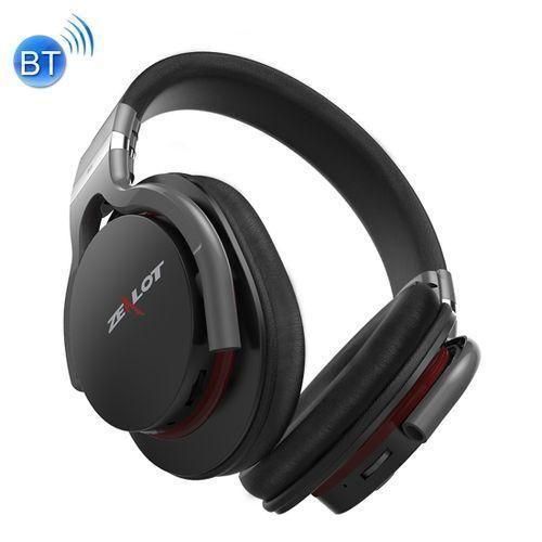 ZEALOT B5 Stereo Wired Wireless Bluetooth 4.0 Headphone Subwoofer Headset Ear Cup With 40mm Speaker  HD Microphone, For Mobile Phones  Tablets  Laptops, Support 32GB TF  SD Card MaximumBlack