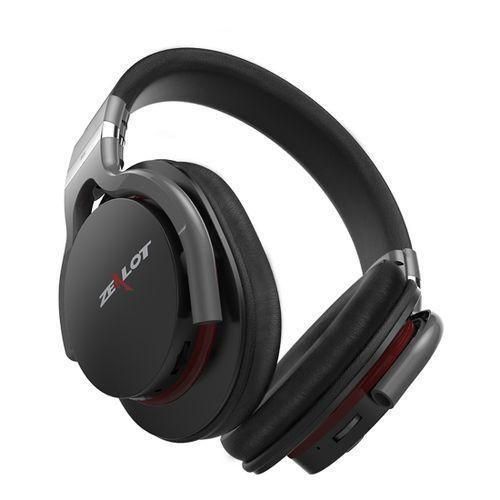 ZEALOT B5 Stereo Wired Wireless Bluetooth 4.0 Headphone Subwoofer Headset Ear Cup With 40mm Speaker  HD Microphone, For Mobile Phones  Tablets  Laptops, Support 32GB TF  SD Card MaximumBlack