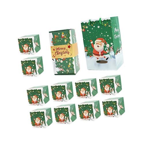 Gift Box Jumping Boxes Christmas Green 10Pcs Boxes