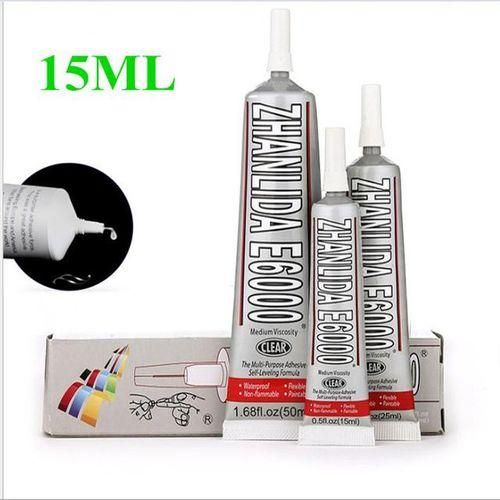 15ml Industrial Liquid E6000 Super Glue Strong Adhesive For Diy Diamond Painting Cloth Metal Fabric Rhinestones Crystal Glass