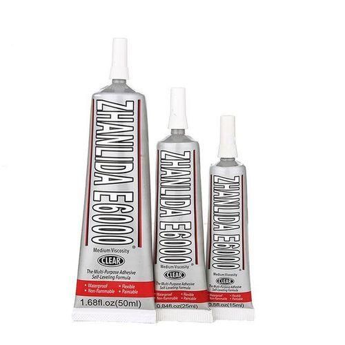 15ml Industrial Liquid E6000 Super Glue Strong Adhesive For Diy Diamond Painting Cloth Metal Fabric Rhinestones Crystal Glass