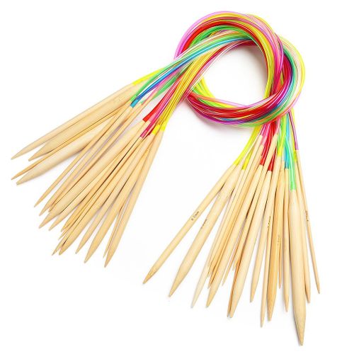 Bamboo Circular Knitting Needles 2.0-10.0mm Double Pointed Knitting