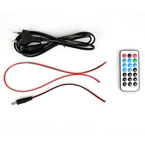 1pc Ac 220v 12v 24v Digital Bluetooth Stereo Amplifier Board Subwoofer Dual Microphone Karaoke Amplifiers For 8-12 Inch Speaker