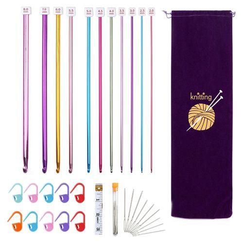 11 Sizes Crochet Hooks Set,2mm8mm Comfortable Crochet