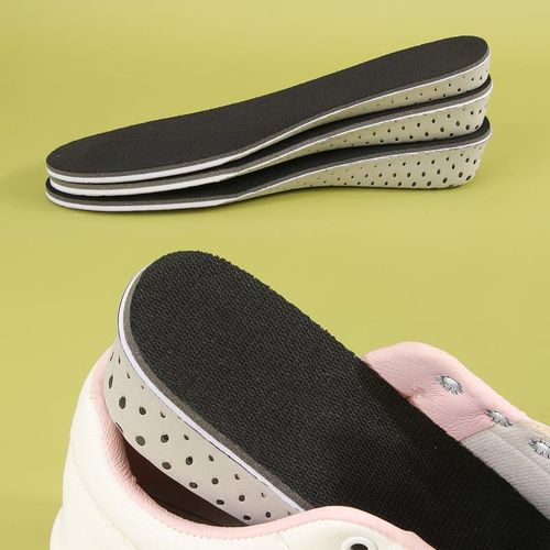 2 Pairs Invisible Inner Booster Pad Height Elevator Insoles Height Booster Insoles for Unisex Men Women