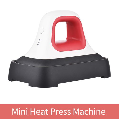 Mini Heat Press Machine T-Shirt Printing Easy Heating Transfer Press Iron Machines   for Clothes Bags Hats Pads Blanket Phone Case Portable HTV Vinly Projects DIY Home   Business NO5140