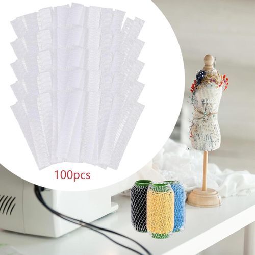 100x Makeup Brush Mesh Covers Thread Spool Savers Brush