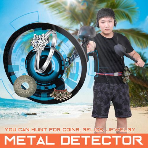 MD830 Portable Easy Installation Underground Metal Detector High Sensitivity Jewelry Treasure Gold Metal Detecting Tool Finder With 3 Adjustable Modes Larger Back-lit LCD Display 3 Audio Tone And DISC Mode For Adults And Kids NO5116