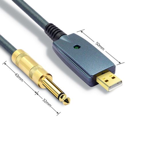 USB Guitar Cable Electric Guitar Accessories Guitar Audio
