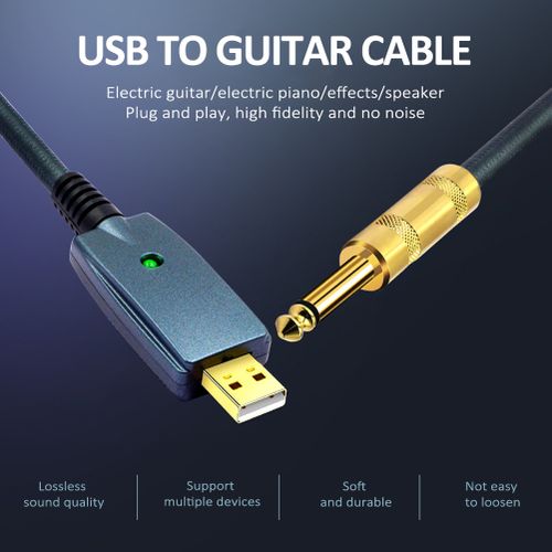 USB Guitar Cable Electric Guitar Accessories Guitar Audio