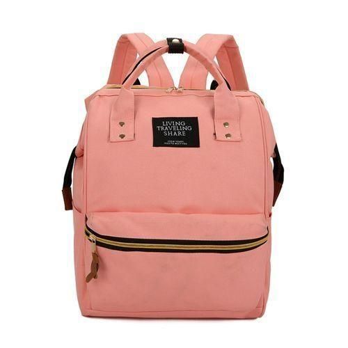 School Backpack And Nursing Mum Bag  Pink