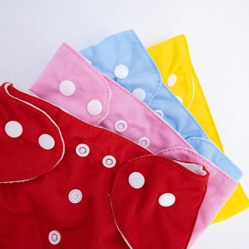 6 Pieces Newborn Diapers Baby Cotton Diapers Adjustable Size Waterproof