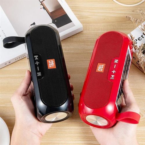 Wireless Speaker Bluetooth-Compatible 5.0 Solar Powered Sound Box Rechargeable Radio Handheld Speaker