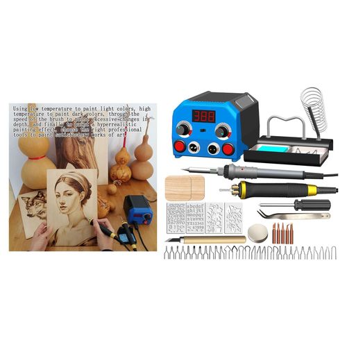 Wood Burning Kit With  Pen Tips Beginner  B