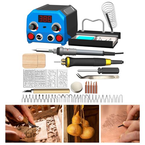 Wood Burning Kit With  Pen Tips Beginner  B
