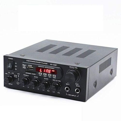 2000W Home Amplifiers Audio 220V BAudio Power Bluetooth Digital Amplifier Hifi FM USB SD LED  For Subwoofer Speakers1000W