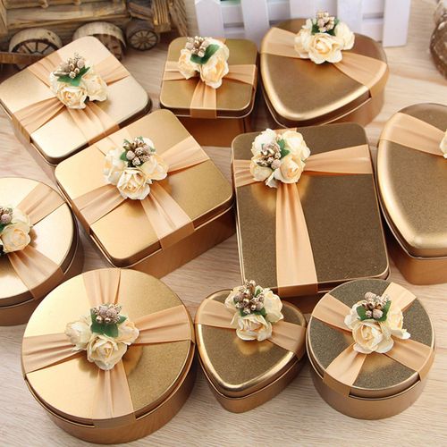 3 Wedding Favor Boxes, Valentine's Day Gift 7cmx7cmx3.6cm