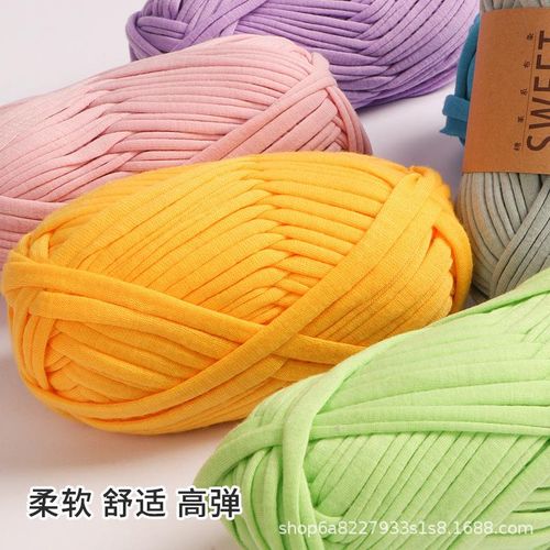 Yarn Cloth Thread Hand Woven Slippers Bag Large Group Hook Shoes Woobles Easy Peasy Yarn Crochet Knitting Yarn For Beginners
